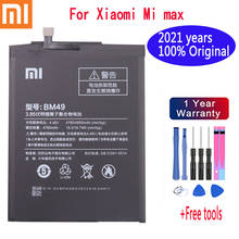 2021 years Xiaomi 100% Original Phone Battery BM49 4850mAh For Xiaomi Mi Max Batteries Li-Polymer Phone Replacement Batteries 2024 - buy cheap