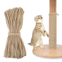 Cat Climbing Frame DIY Scratching Post Toy 20M/50M/100M Desk Legs Binding Rope For Cat Sharpen Claw Natural Sisal Rope Twine 2024 - buy cheap