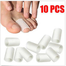 10 Pcs Silicone Gel Finger Tube Protector Toe Sleeves for Friction Pain Relief Foot Care Tool Finger Protect 2024 - buy cheap