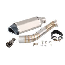 690 Motorcycle Exhaust Pipe Muffler And Link Pipe System For KTM Duke 690 2012 - 2018 2019 DUKE 690 Escape Slip on 690 2024 - buy cheap