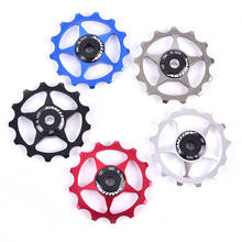 1pc MTB Road Bike Ceramic Pulley Aluminum Alloy Rear Derailleur 13T Guide wheel Ceramic Bearing Jockey Wheel 2024 - buy cheap