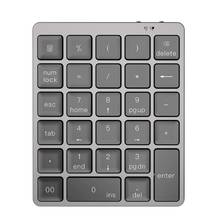 Mini teclado numérico inalámbrico con Bluetooth, 28 teclas, aleación de aluminio, ultrafino 2024 - compra barato