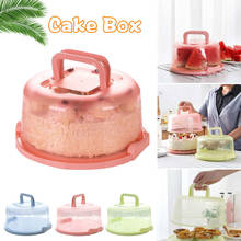 Cupcake Container Cake Box Handheld Sealing Round Plastic Kitchen Tool Bar Wedding Birthday No Deformation Portable 2024 - buy cheap