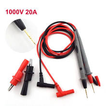 1000V/20A Multi Meter Test Leads Probes Multimeter Thin Tip Needle Cable Pen for Digital Multimeter Tester Voltmeter Universal 2024 - buy cheap