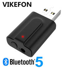 VIKEFON Bluetooth 5,0 аудио приемник передатчик стерео музыка 3,5 мм AUX разъем RCA Bluetooth рецептор USB беспроводной мини-адаптер 2024 - купить недорого