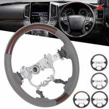 15.4in Upgrade Steering Wheel Replacement Fit for Toyota Landcruiser/Crown/Prado/Alphard/Vellfire Wheel Horn Button Accessory 2024 - buy cheap