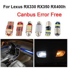 Kit de bombillas blancas para coche, luz de lectura Interior LED Canbus para Lexus RX330, RX350, RX400h, RX450h, 2004, 2005, 2006-2019 2024 - compra barato