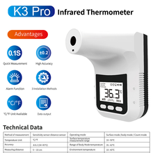K3 Pro K3 Non-contact Infrared Thermometer Digital Forehead Hand Temperature Sensor Laser Gun With Fever Alarm Wall Mounted 2024 - buy cheap