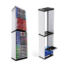 ABS Game Disc Tower Stand CD Storage Holder Host Disc Rack For PS5 Games Discs Disk Storage Organizer Rack Stand 2024 - buy cheap
