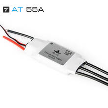 T-MOTOR AT series ESC AT 55A speed controller 2-6s 5V/5A Fixed-wing ESC support BEC output For RC fixed-wing airplane RC Model 2024 - buy cheap
