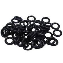 WSFS Hot 50 pieces black Nitrile rubber O Ring Seals Washers 12 mm x 2,5 mm x 7 mm 2024 - buy cheap