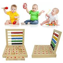 Wooden Abacus Children Counting Number Alphabet Letter Blocks Educational Toy 2024 - buy cheap