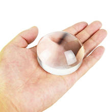 3X Optical Convex Lens Circle Domed Paperweight Magnifying Glasses Desktop Spherical Optical Magnifier 2024 - купить недорого