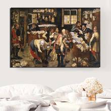 Village Lawyer Bruegel Canvas Painting Print Living Room Home Decoration Artwork Modern Wall Art Oil Painting Posters Pictures 2024 - buy cheap
