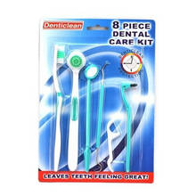8 PCS/Set Oral Dental Clean Tools Care Tooth Teeth Whitening Oral Hygiene Care Dental  mirror hook tootbrush Kit 2024 - buy cheap