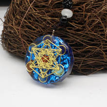 Orgonite Pendant Sri Yantra Necklace Sacred Geometry Chakra Energy Necklace Meditation Jewelry 2024 - buy cheap