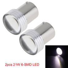 2x Car Light DC12V White 1156 P21W 6-SMD LED 2835 Projector Car Auto Light Source Backup Reversing Parking Lamp Bulb For Car 2024 - buy cheap
