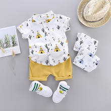 2020 New Fashion Summer Children's Clothing Suit Explosion Models Boy Short-Sleeved Suit Children's Shirt Sports Shorts Suit 2024 - buy cheap