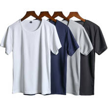 Camiseta atlética impermeable para hombre, camisa de secado rápido, de manga corta, a la moda, de secado rápido 2024 - compra barato