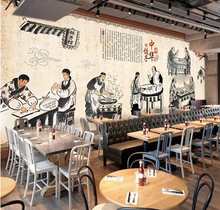 Xuesu 8d parede com foto personalizada chinesa bolinhas estilo chinês restaurante fundo papel de parede mural 2024 - compre barato