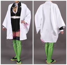 Anime Demon Slayer: Kimetsu No Yaiba Kanroji Mitsuri Cosplay Costume Custom Made Halloween Costumes for Women Fancy Party Dress 2024 - buy cheap