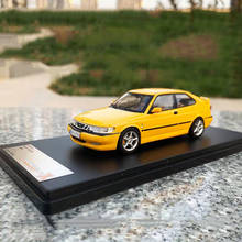 Diecast 1: 43 simulação resina modelo de carro saab 9-3 viggen 1998 versão exibição estático coleção presente brinquedo enfeites de carro exibição 2024 - compre barato