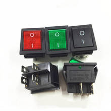 5pcs KCD4 Rocker Switch ON-OFF 2 Position 4 Pins Electrical equipment With Light Power Switch 16A 250VAC/ 20A 125VAC 2024 - buy cheap