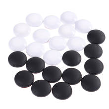 12Pcs White/Black Colors Universal ABS Plastic Car Interior Door Lock Screw Protector Cover Cap Trim 2024 - buy cheap