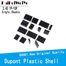 50 PÇS/LOTE Dupont Plástico Shell 2.54 milímetros Single/Duplo Row Dupont Conector Preto 1PIN-10PIN 2 1P P P P 5 4 3P 7 6P P P P 10 9 8P 2024 - compre barato