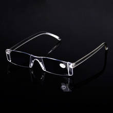 Seemfly-gafas de lectura para hombres y mujeres, lentes transparentes para presbicia, con aumento de visión clara, regalo portátil para Padres 2024 - compra barato