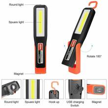 COB Working Inspection Light LED Torch USB Charging Lantern LED Magnetic Work Light USB Rechargeable Inspection Lamp Cordless 2024 - buy cheap