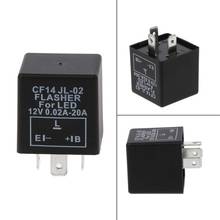 3 Pin CF13 CF14 JL-02 Electronic Car Flasher Relay to Fix LED Light Turn Signal Hyper Flash Blinking Light 12V DC 2024 - buy cheap