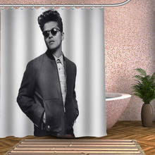 Bruno Mars Shower Curtain Eco-friendly Modern Fabric polyester Custom Bath Curtains Home Decor Curtains 2024 - buy cheap