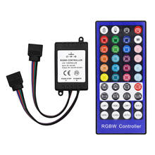 RGBW RGBWW Cnontroller 12V 40key IR/RF инфракрасный пульт дистанционного управления для RGB/RGBW светодиодные ленты SMD 5050 светодиодные фонари 2024 - купить недорого