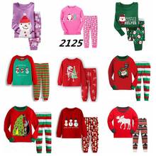 Conjunto de pijama con venados de Papá Noel para bebé, ropa de dormir para niño y niña, ropa de Navidad de otoño e invierno, LP039 2024 - compra barato