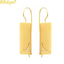 Ethlyn-pendientes colgantes de cobre para mujer, estilo Punk, Simple, Color dorado, accesorios de uso diario, E201 2024 - compra barato