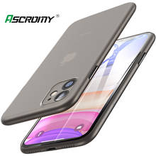 0.35mm Ultra Thin Case For iPhone 11 Pro Max X XR XS 8 Plus 7 6 6S 5s SE iPhone11 Matte Transparent Back Cover Phone Accessories 2024 - buy cheap