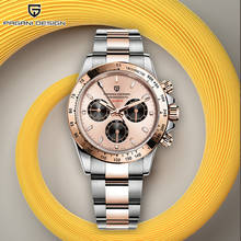 PAGANI DESIGN Automatic men watch 2020 new gold quartz wristwatch top luxury sports fashion chronograph Japan VK63 Reloj Hombres 2024 - buy cheap