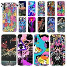 Colourful Psychedelic Trippy Art soft phone case For Samsung Galaxy A50 A10S A20 A20E A20S A30S A40 A51 A70 A30 A7 A9 A71 Cover 2024 - buy cheap