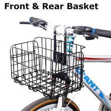 Foldable Bicycle Basket Cycling Carrying Holder Bike Riding Cycle Biking Front Baggage Basket Bike Accessories Para Bicicleta 2024 - buy cheap