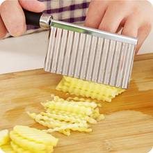 Creative Stainless Steel Corrugated Knife Potato Wavy Chopper Slicing Knife Exquisite Cucumber Slicer Shredder Kitchen Tool 2024 - buy cheap