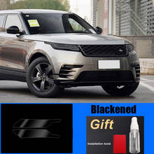 2Pc Car Front Lamp Headlight Protective Film Tint Black Transparent TPU Sticker Decal For Land Rover Range Rover Velar 2017-2020 2024 - buy cheap