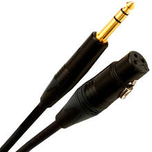 TRSXLRF 1/4" TRS 6.5mm to xlr female balanced microphone cable Handmade using mogami 2549 wire Neutrik gold pulg 2024 - buy cheap