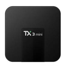TX3 Mini Android 7.1 TV Box Smart TV H2.65 IPTV 4K Set Top Box TVBOX IPTV Media Player Amlogic S905W 2G 16G Tanix Box 2024 - buy cheap