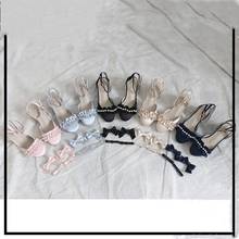 Kawaii girl sweet lolita shoes star pearl lace bowknot princess kawaii shoes round head high heel women shoes loli cosplay cos 2024 - buy cheap