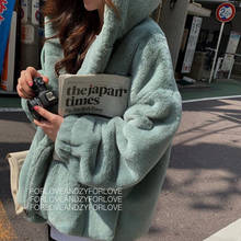 2020 Fashion Faux Fur Coat Winter Women Casual Hooded Slim Long Sleeve Faux Fox Fur Winter Jacket Women casaco feminino 2024 - buy cheap