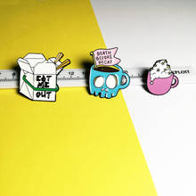 Fashion Enamel Lapel Cartoon Pins Milk Beer Drink  Brooches Badges Backpack Cute Pin Gifts For Friends Wholesale Jewelry 2024 - buy cheap