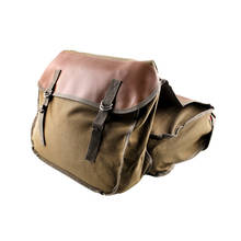 Motorcycle Saddlebag Canvas Backseat Luggage Bag For benelli tnt 1130 502c bn302 tnt 300 trk 502  600i 600 trk502 tnt 125 2024 - купить недорого