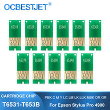 T6531-T6539 T653A T653B картридж чип 4900 Перманентный чип T6531 ARC чип для Epson Stylus Pro 4900 принтер (11 видов цветов опций) 2024 - купить недорого