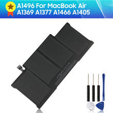 Оригинальная сменная батарея A1496 для MacBook Air A1369 A1405 A1466 A1405 A1377 7150 мАч 7,6 Вт-ч в 2024 - купить недорого